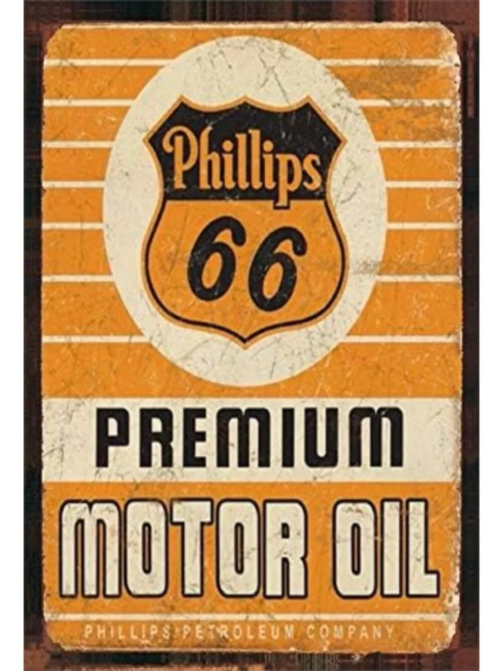 12 Retro Vintage Gas & Oil Tin Signs - Metal Wall Art for Home, Man Cave, Garage